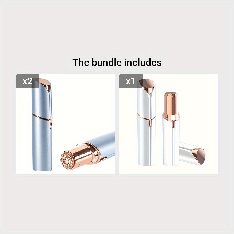USB Rechargeable Facial Hair Remover, Painless Eyebrow