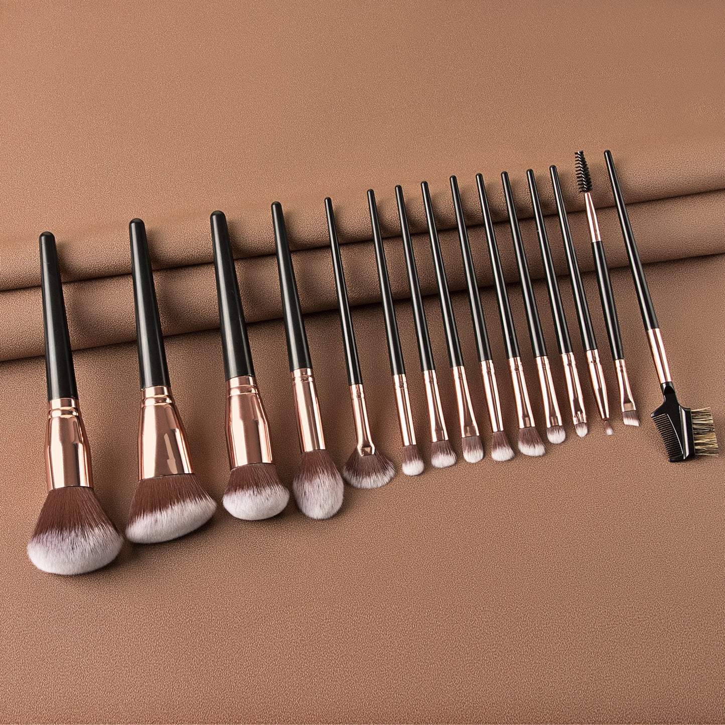 15PCS Makeup Brushes Set for Women Cosmetic Foundation Powder