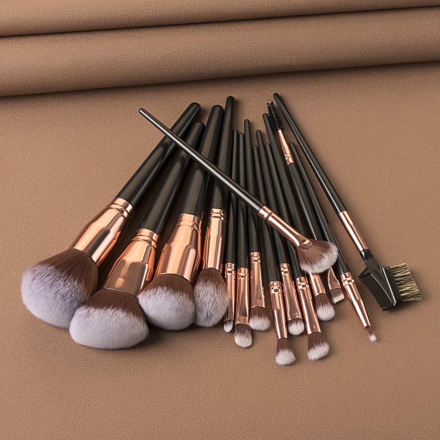 15PCS Makeup Brushes Set for Women Cosmetic Foundation Powder