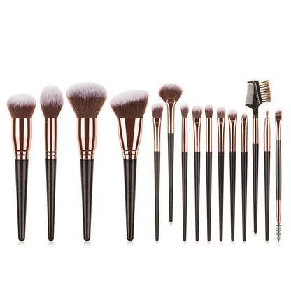 15PCS Makeup Brushes Set for Women Cosmetic Foundation Powder