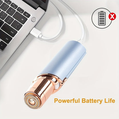 USB Rechargeable Facial Hair Remover, Painless Eyebrow