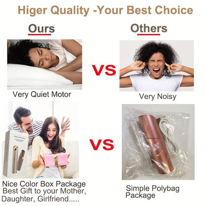 USB Rechargeable Facial Hair Remover, Painless Eyebrow