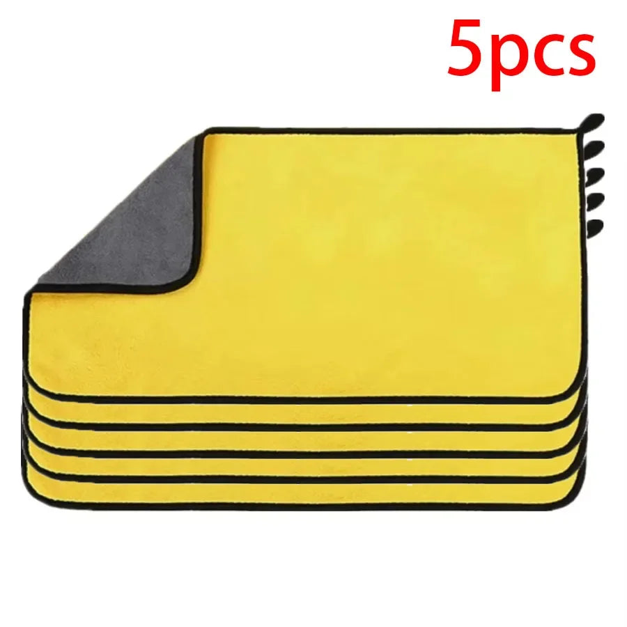 1/2/3/6/10pcs1/2/3/6/10pcs 30X60cm Microfiber Car Cleaning Towels Soft Quick Drying
