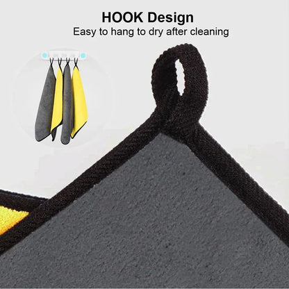 1/2/3/6/10pcs1/2/3/6/10pcs 30X60cm Microfiber Car Cleaning Towels Soft Quick Drying