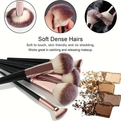 Professional 15pcs Makeup Brushes Set Eyeshadow Foundation Concealer