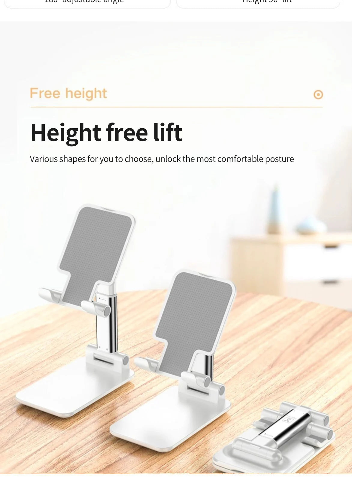 Desk Mobile Phone Holder Stand For IPhone IPad